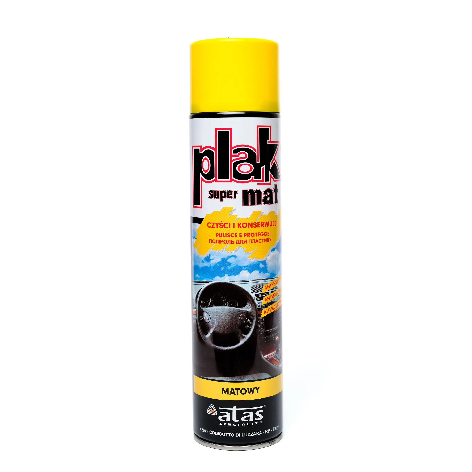 Полироль салона PLAK Super Mat 600 мл (аэр.) Лимон PLAK 5150