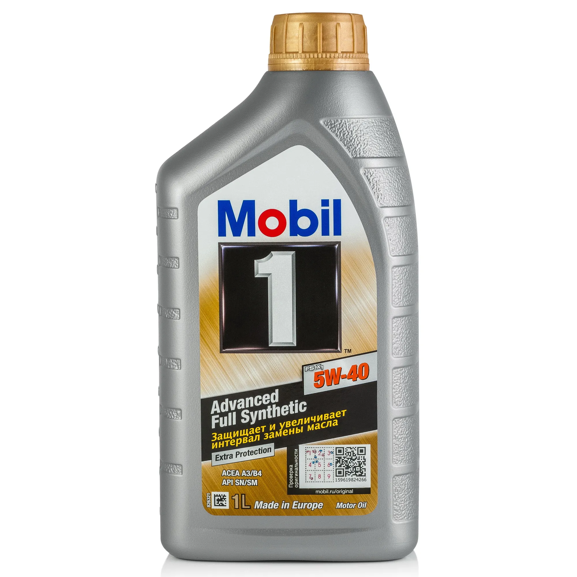 Масло моторное MOBIL 1 FS 5W-40 синтетическое 1 л 153266
