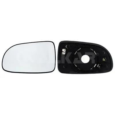 стекло зеркала левое с кроншт. асфер. с подогр Chevrolet Aveo T250/255 08 ALKAR 6401453