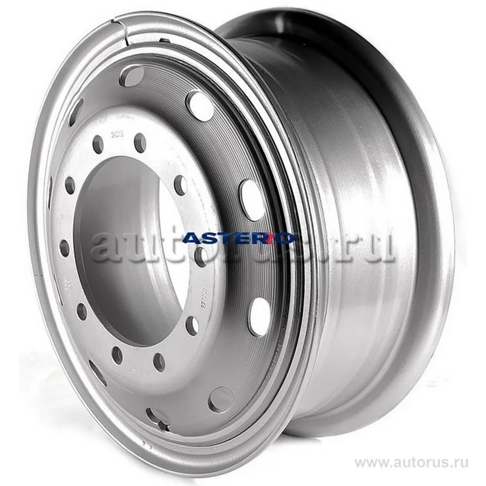Диск штампованный R24 8.5J 10x335/281 ET166 ASTERRO 2401B Silver 2401B