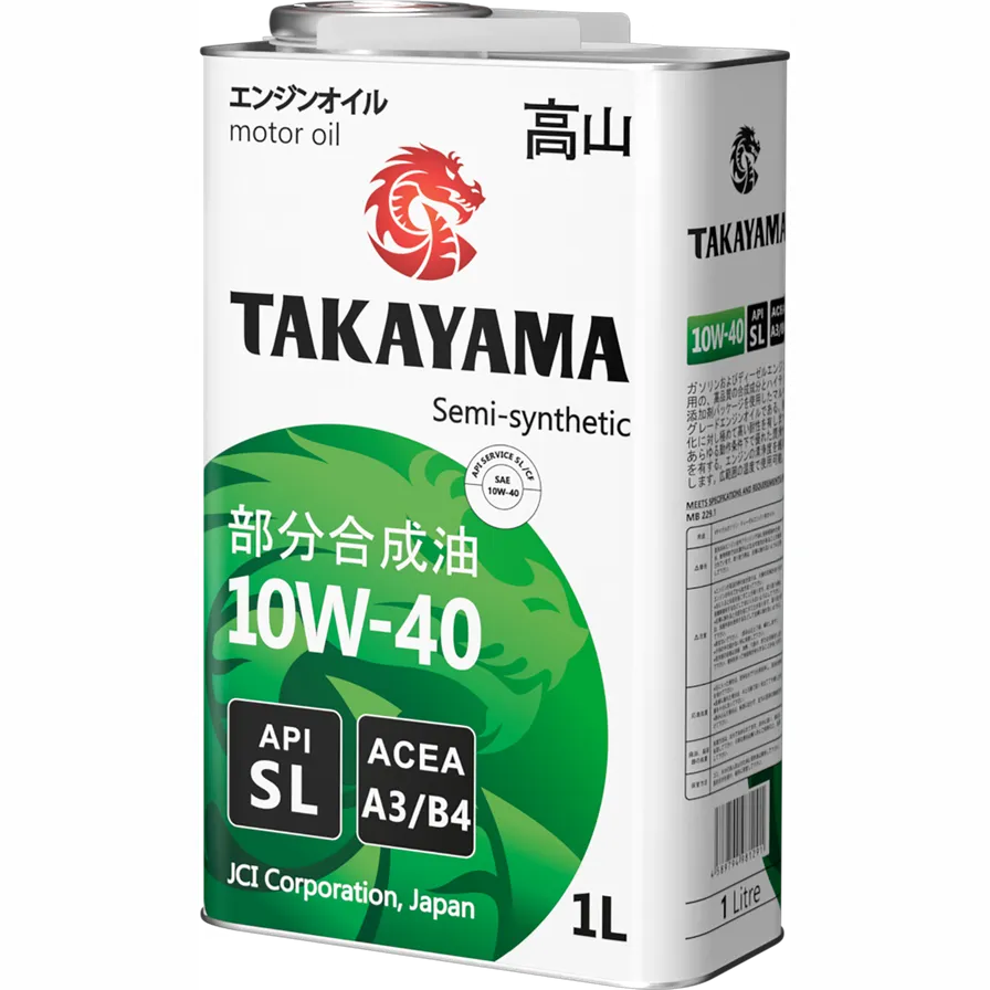 Масло моторное Takayama Safetec 10W-40 A3/B4 SL полусинтетика 1л 605590