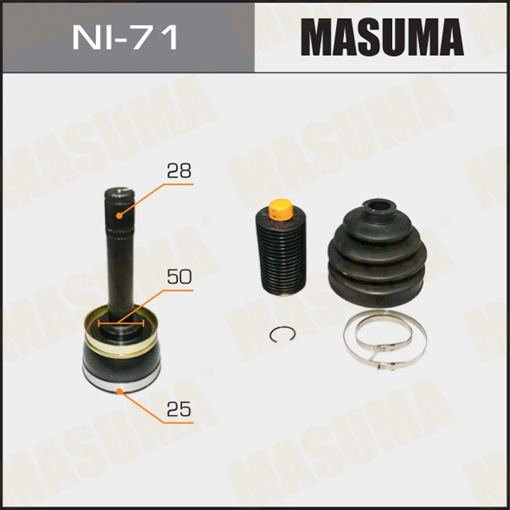 ШРУС наружный к кт MASUMA NI-71
