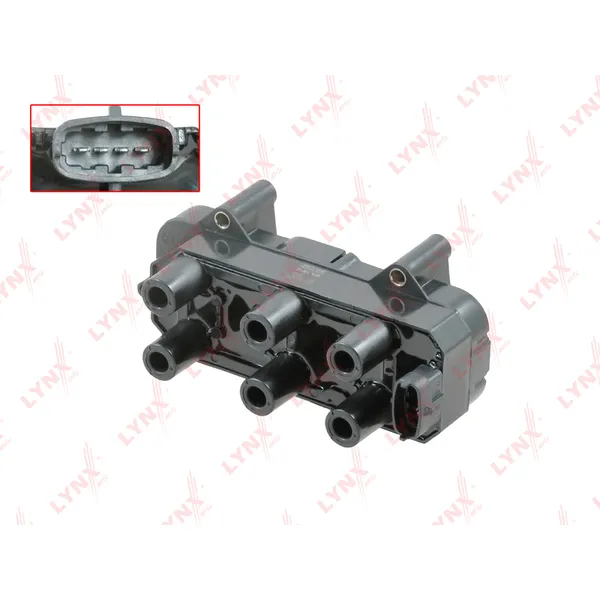 Катушка зажигания OPEL Omega B 2.5-3.0 94-00 / Vectra B 2.5 95-00 LYNXauto SPL1212