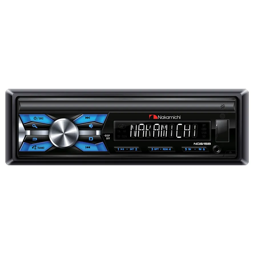 Автомагнитола Nakamichi NQ615B 1 din, USB, AUX, Bluetooth, 50x4 Вт,син. NAKAMICHI NQ615B