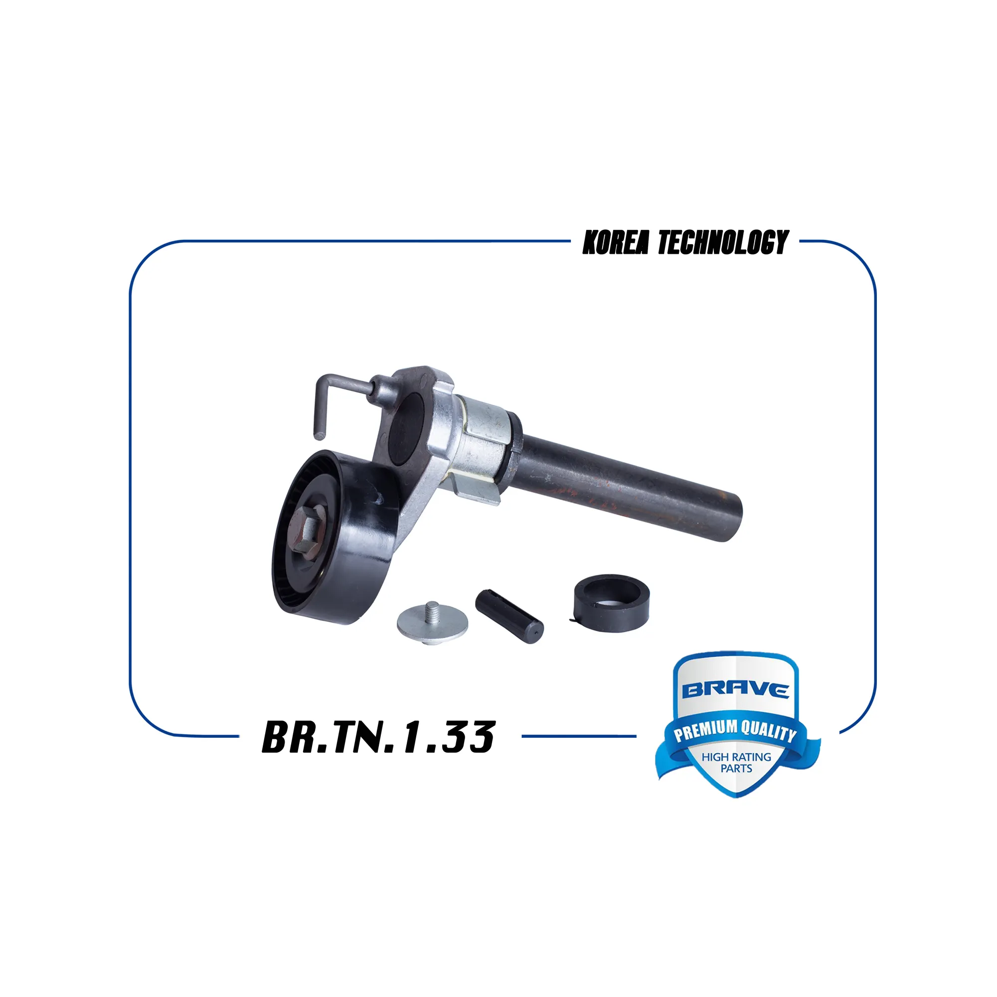 Ролик натяжителя ремня ГРМ натяжитель в сборе 06J903133D BR.TN.1.33 Octavia,YETI,Tiguan