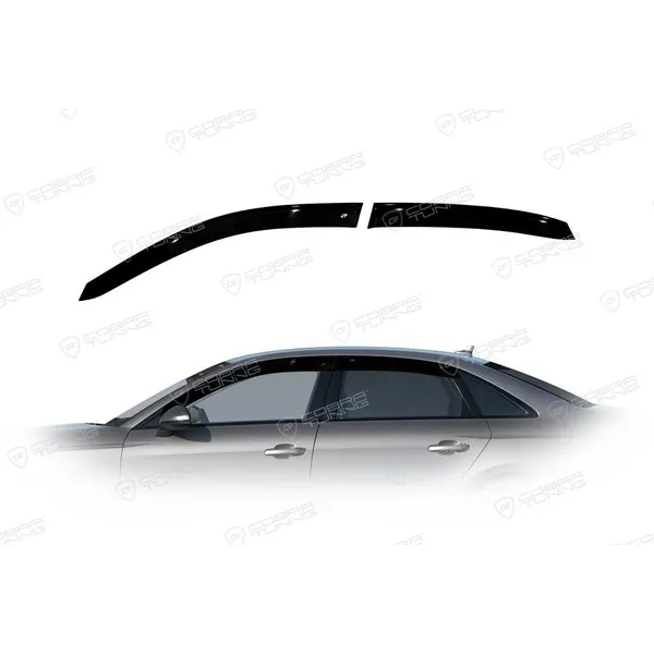 Дефлектора на окна Audi A4 Sd (B9) 2015EuroStandard деф.окон Cobra Tuning AE13215
