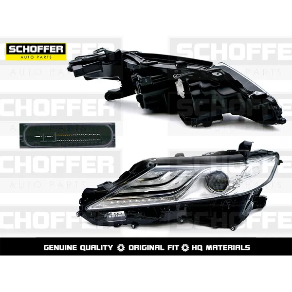 Фара левая 3 полосы Toyota Camry 18- SCHOFFER SHF12138