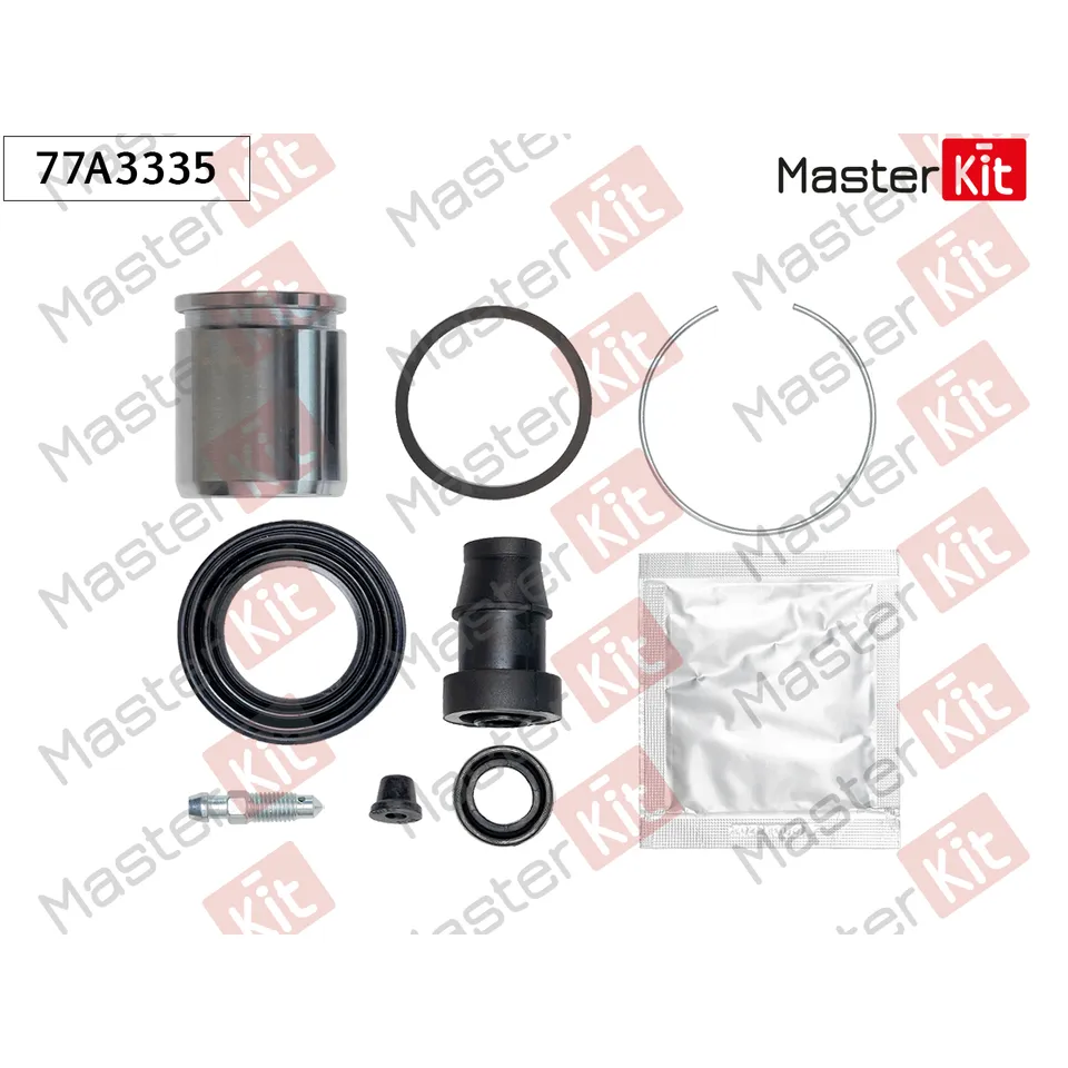 Ремкомплект тормозного суппорта+поршень Toyota CAMRY седан (_V3_) 2001 - 2006 MASTERKIT 77A3335