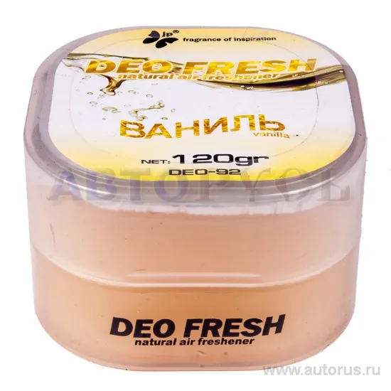 Ароматизатор DEO FRESH гелевый футляр ваниль FKVJP DEO-92