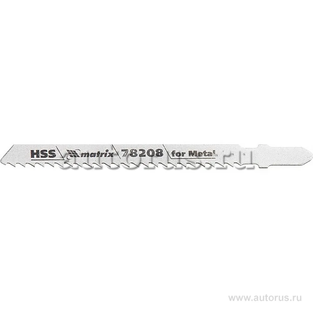 Полотна для электролобзика по металлу, 3 шт. T127D, 75x3 мм, HSS MATRIX 78208