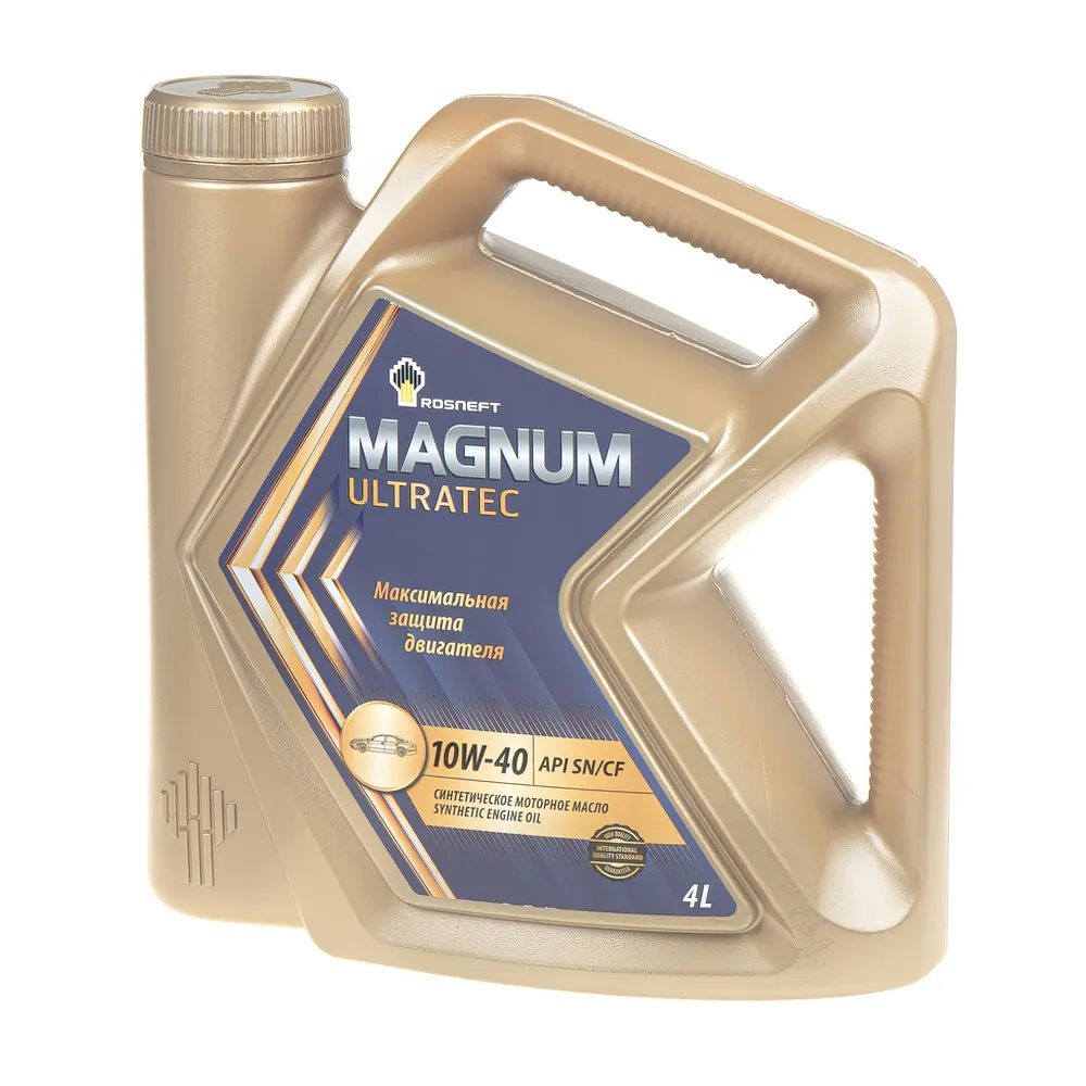 Масло моторное Rosneft Magnum Ultratec 10W-40 синтетическое 4 л 40814942