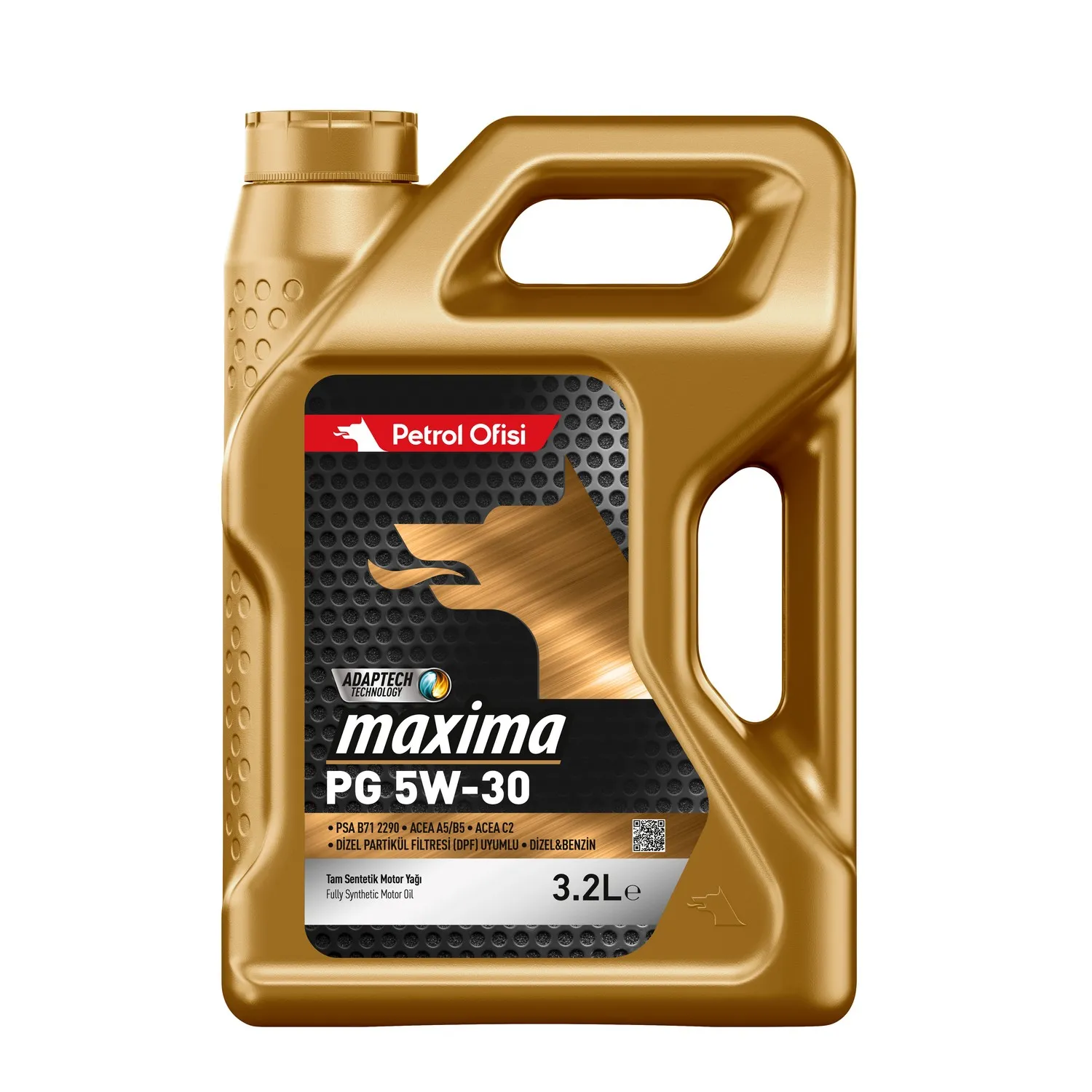 Масло моторное MAXIMA PG 5W-30 3,2 л. Petrol Ofisi 400001372
