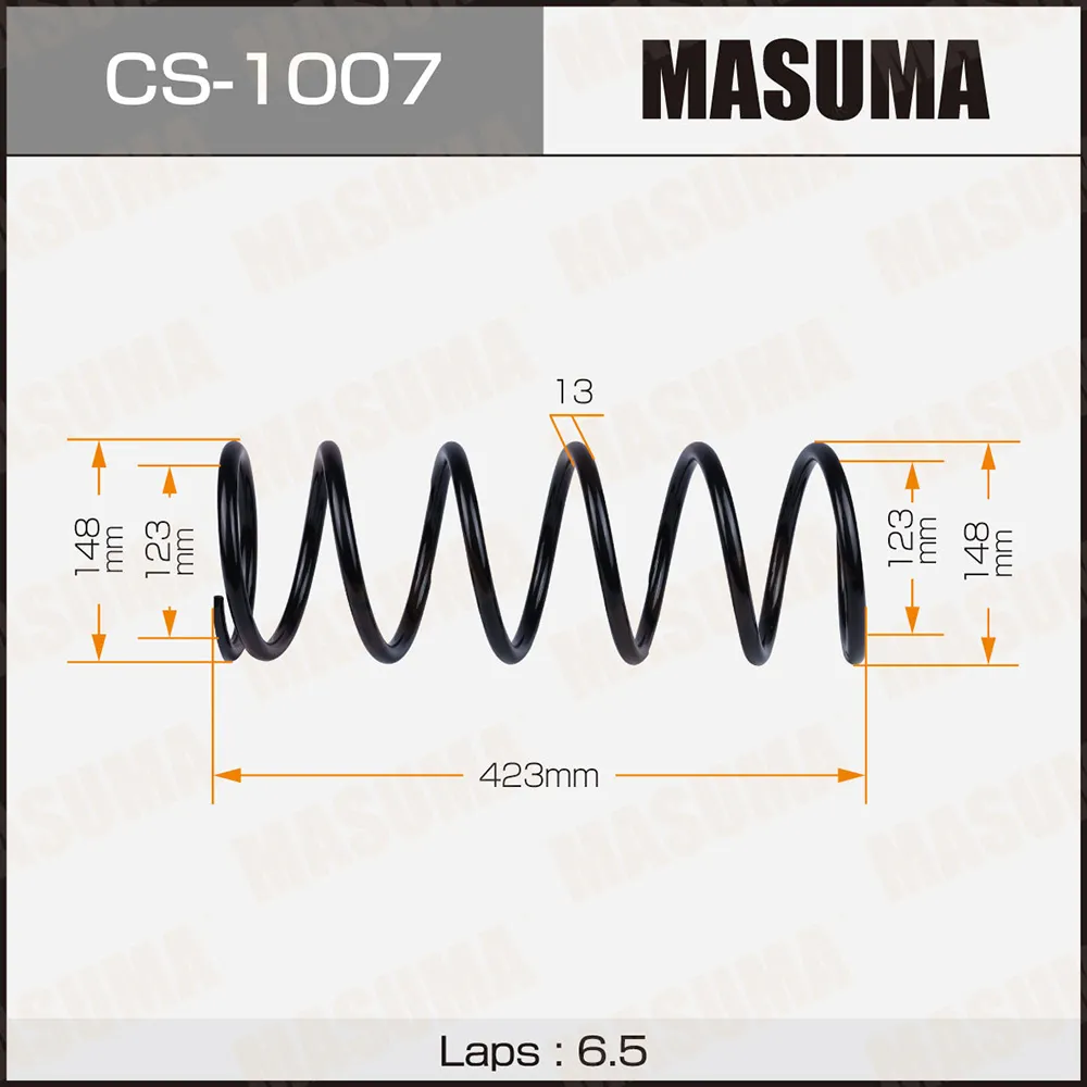 Пружина передняя TOYOTA GAIA MASUMA CS-1007