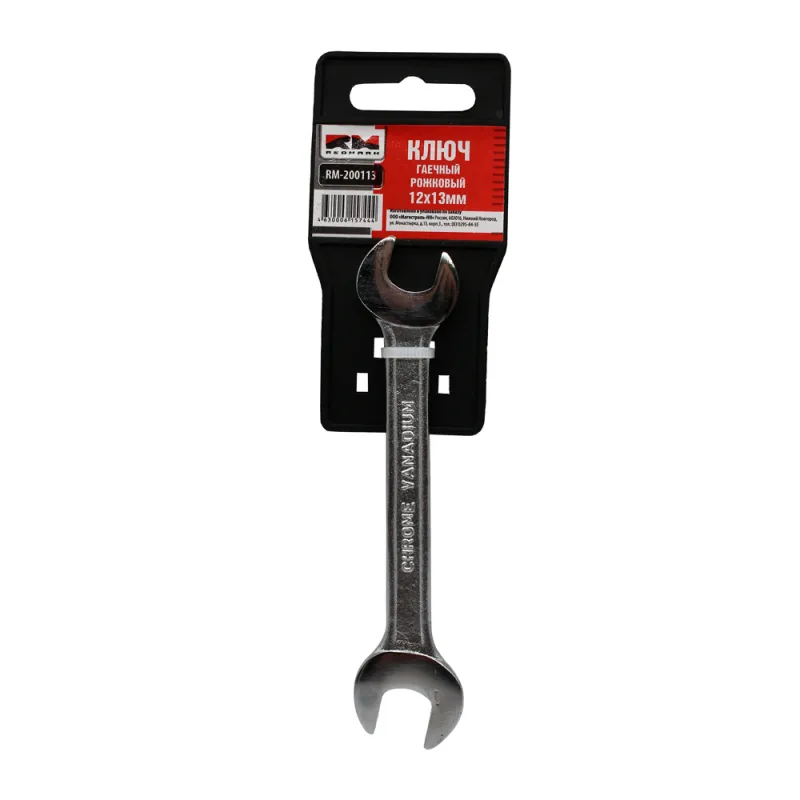 Ключ гаечный рожковый 12х13 мм RedMark REDMARK RM200113