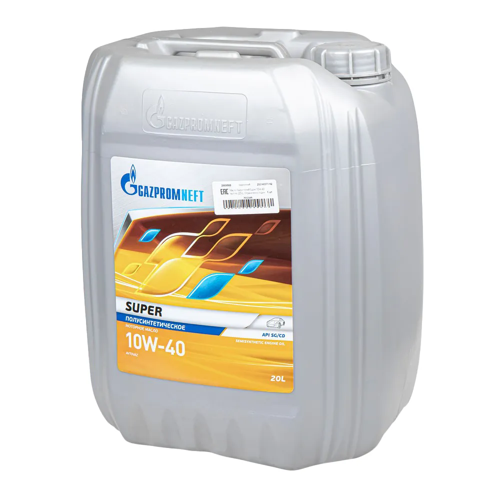Масло моторное Gazpromneft Super 10W-40 полусинтетическое 20 л УЦЕНКА! 253140377-N2