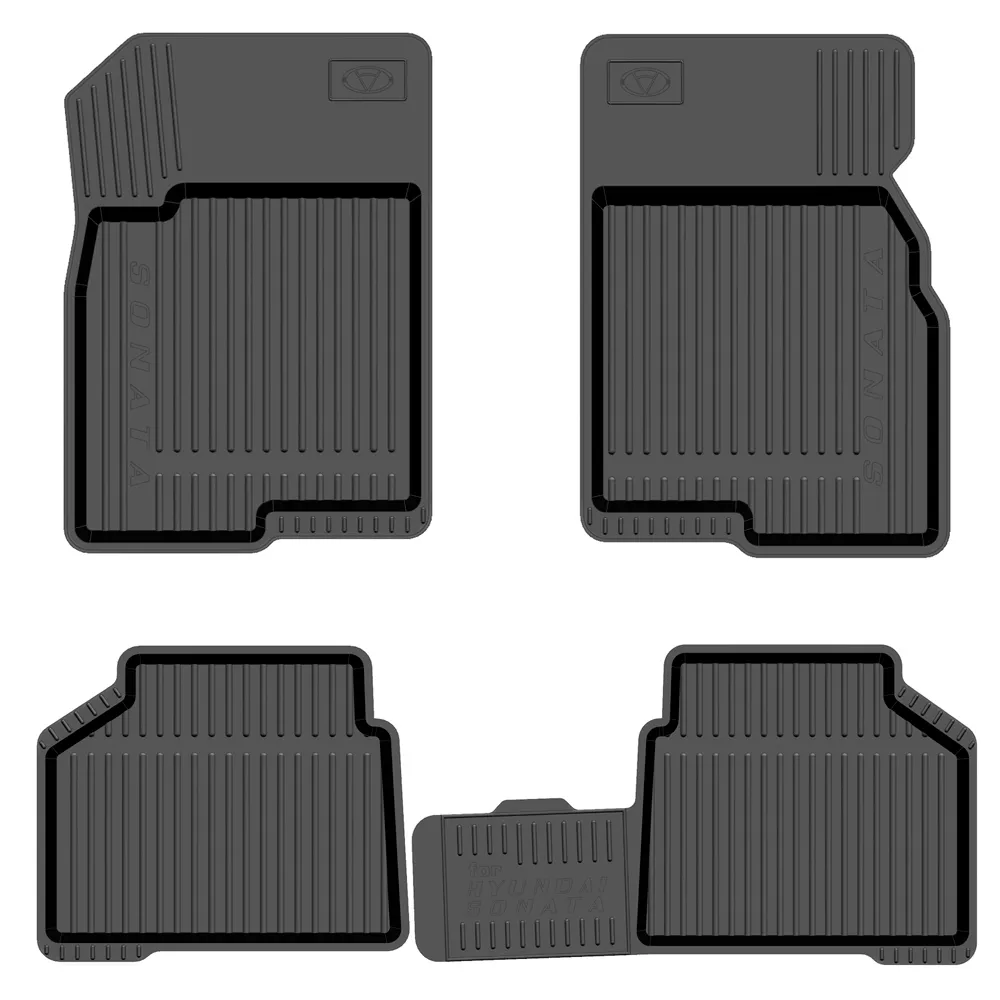 Коврики в салон Hyundai Sonata (04-10) Rezkon 1020055100
