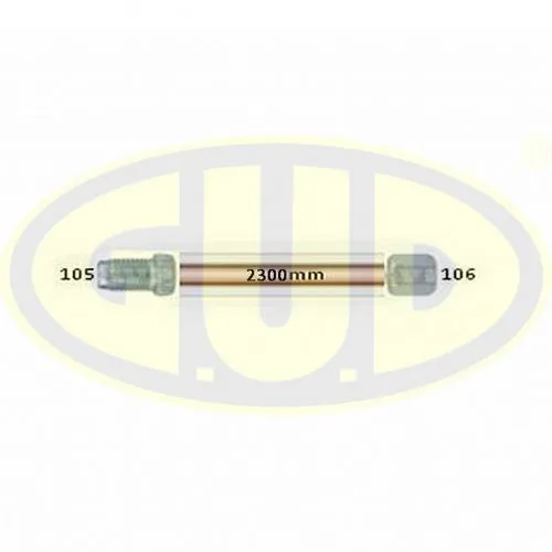 ТРУБКА ТОРМОЗНАЯ WP-445 L2300MM МЕДНАЯ G.U.D 1051062300