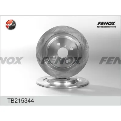 Диск тормозной задний TOYOTA YARIS 06- 278X10X4; FENOX TB215344