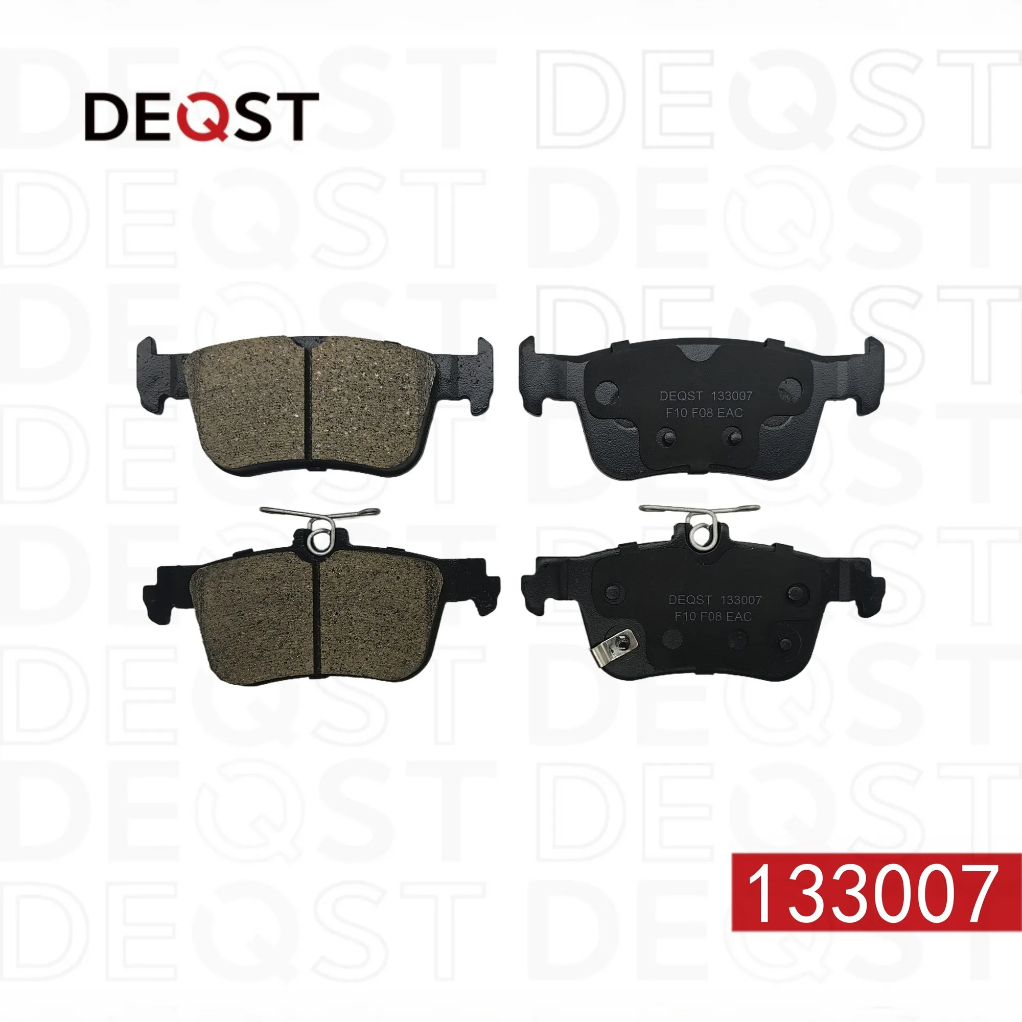 Колодки тормозные Changan UNI-T (22-)/CS55 (22-) задние керамические DEQST 133007