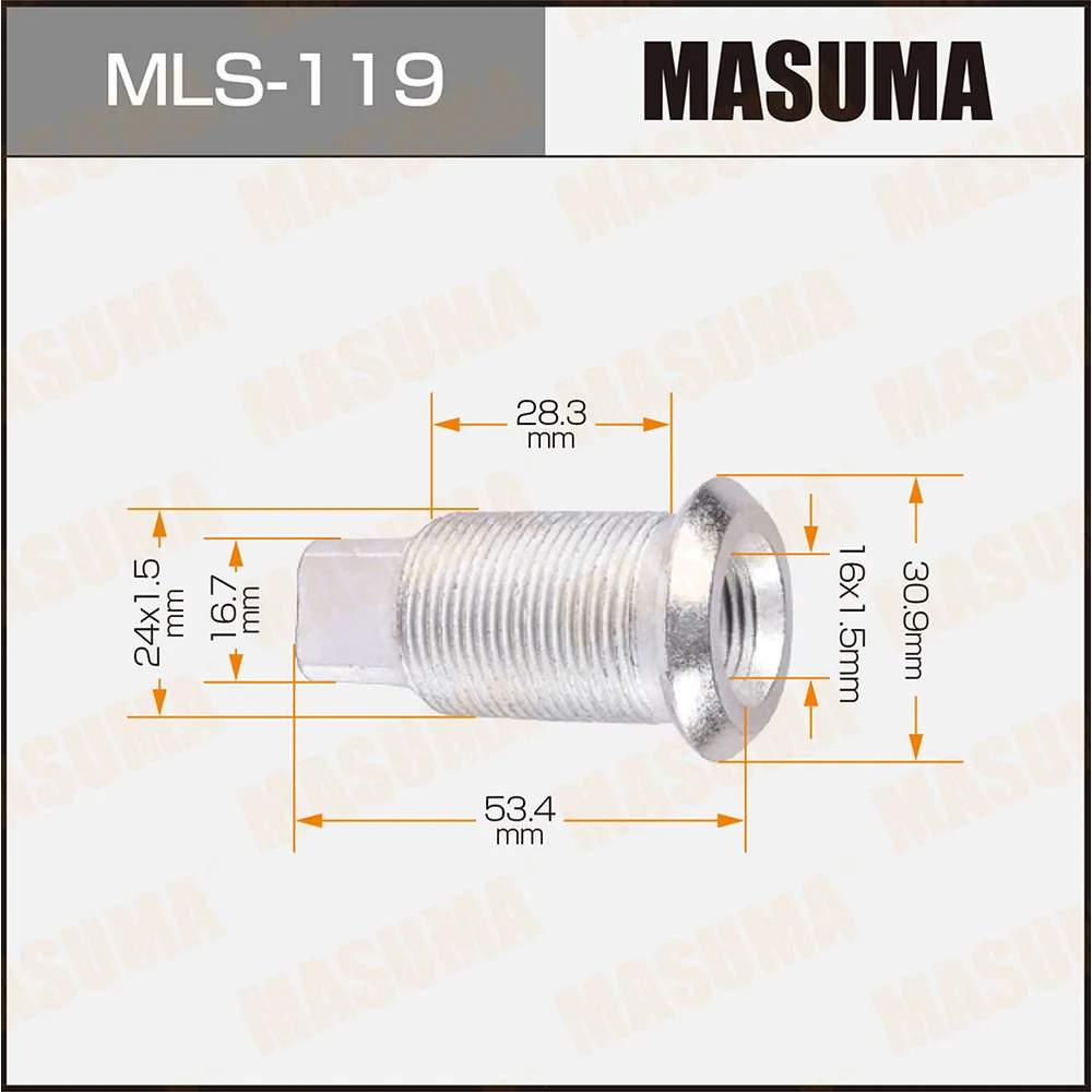 Футорка TOYOTA OEM 42632-36010 (TRUCK) MASUMA MLS119