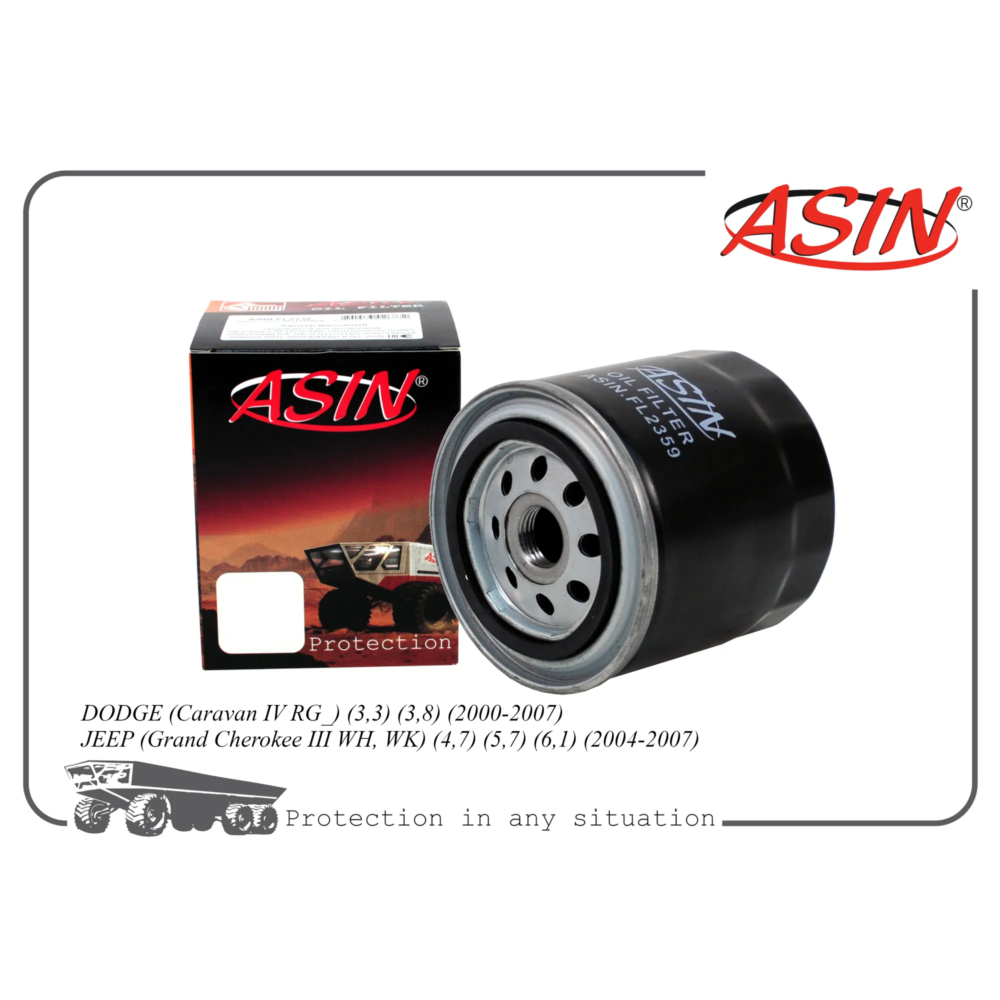 Фильтр масляный 05281090AB/ASIN.FL2359 ASIN ASIN ASIN.FL2359