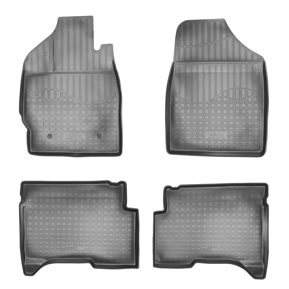 Коврики салонные для Lifan X50 3D (2015) NORPLAST NPA10-C51-750