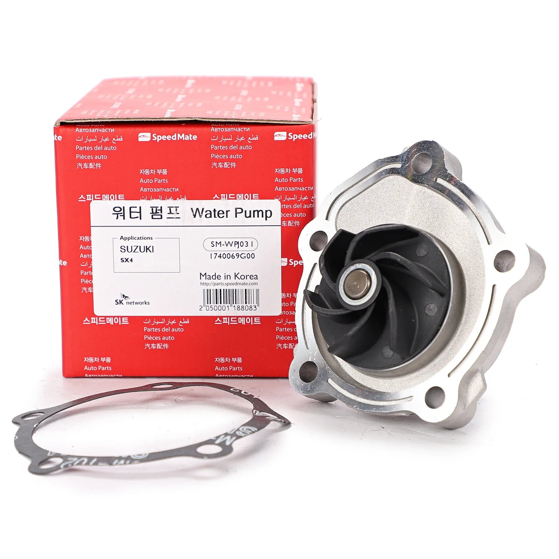 Помпа SUZUKI Grand Vitara II,Swift III,IV,SX4 I,II,Vitara IV SPEEDMATE SM-WPJ031