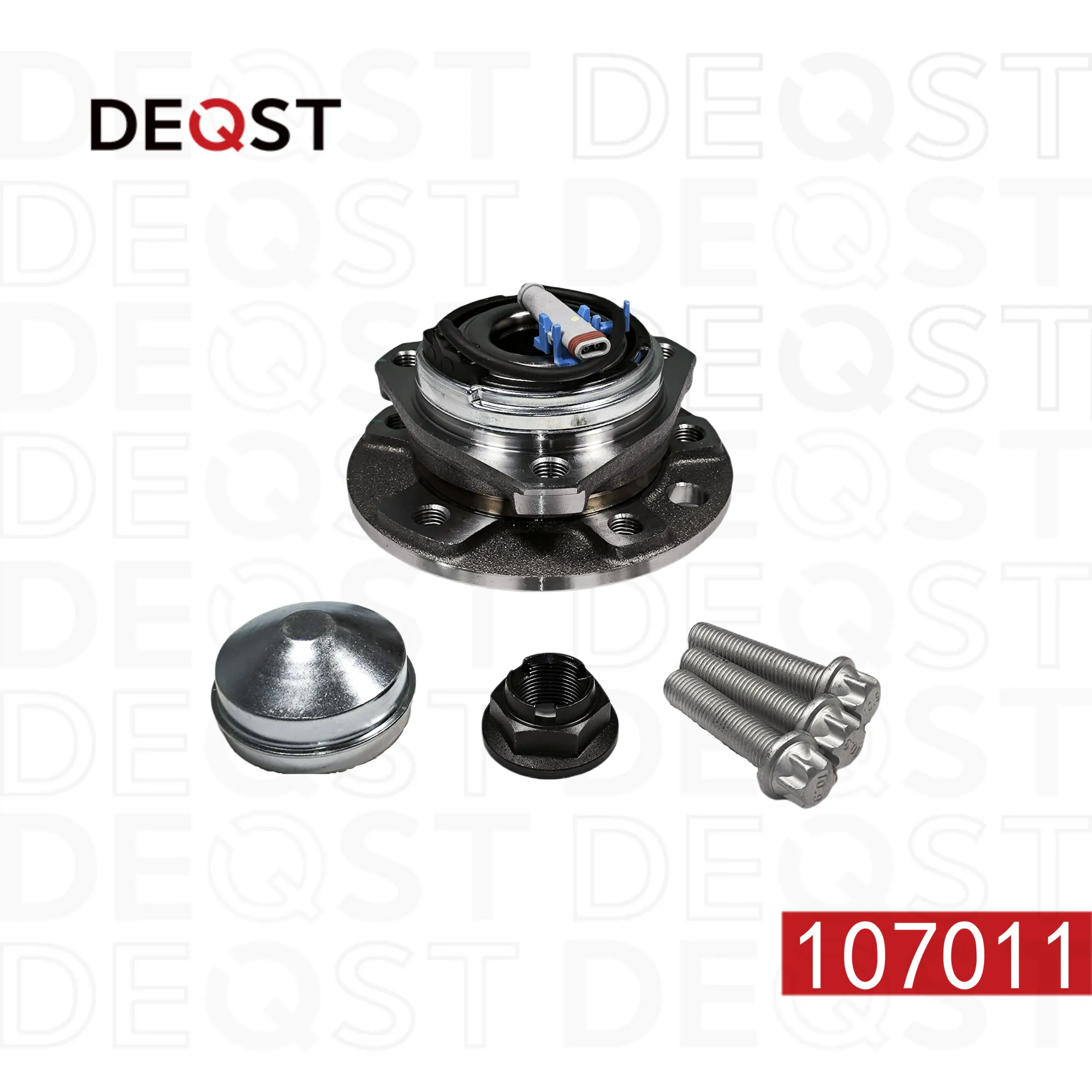 Ступица переднего колеса с подшипником. OPEL ASTRA H 03.2005- DEQST 107011