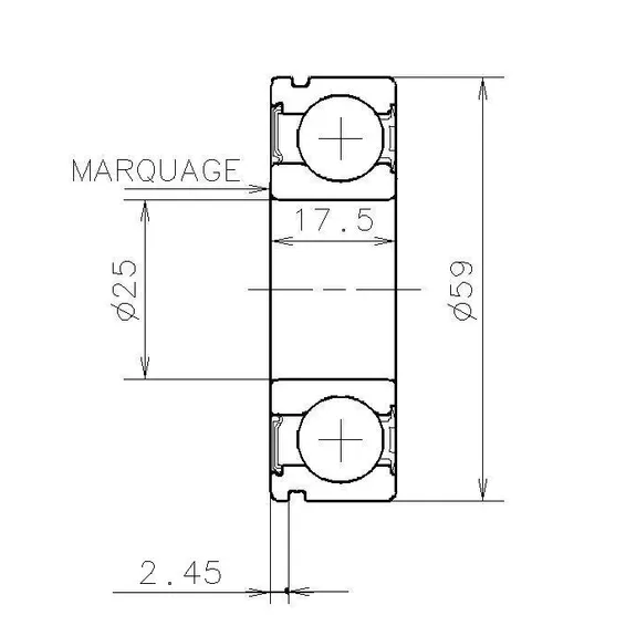 Подшипник КПП NTN-SNR AB 41386