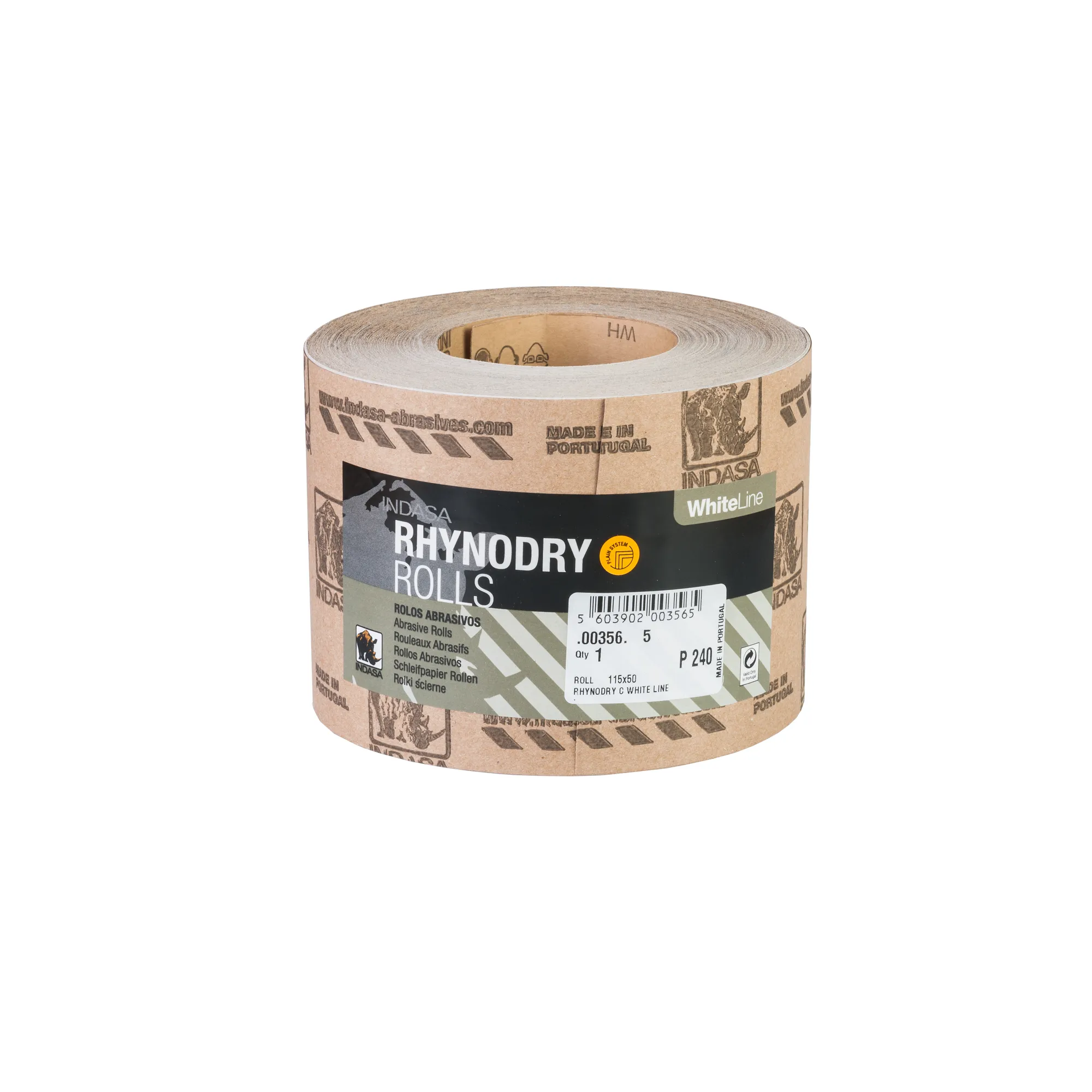 Рулон RHYNODRY 115 мм x50 м Р240 Indasa 00356