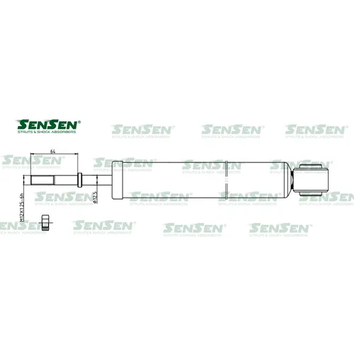 Амортизатор_зад TOY Estima, Previa #CR30 2WD 00- SENSEN 32130274