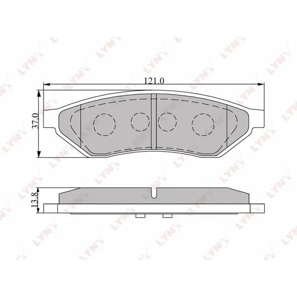 Колодки тормозные дисковые