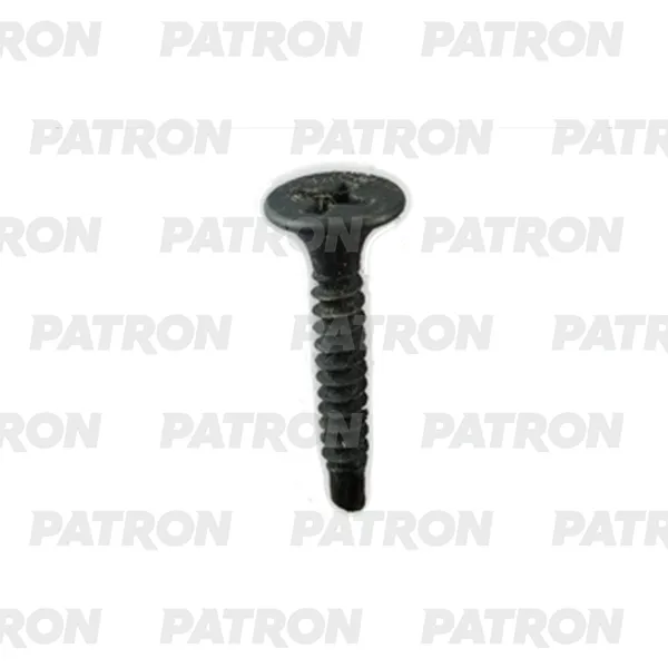 Винт металлический саморез черн спотайной головкой под крест 4,8X25mm PATRON P37-2852T