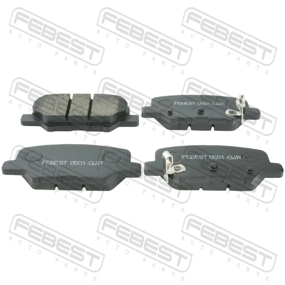 Колодки тормозные задние MAZDA 6 GJ 2012-2016 [EU] FEBEST 0501-GJR