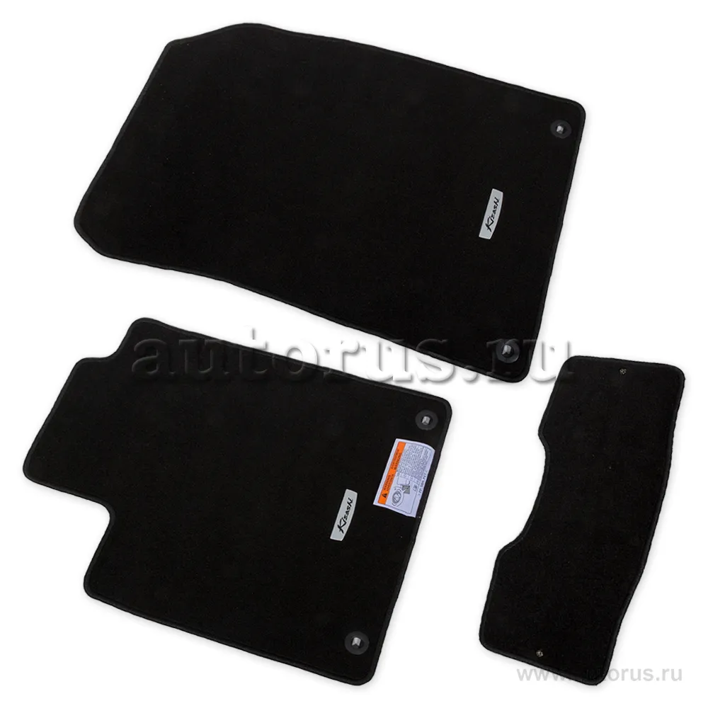 Коврики в салон резина SUZUKI черный комплект 75901-57LB1-PM3