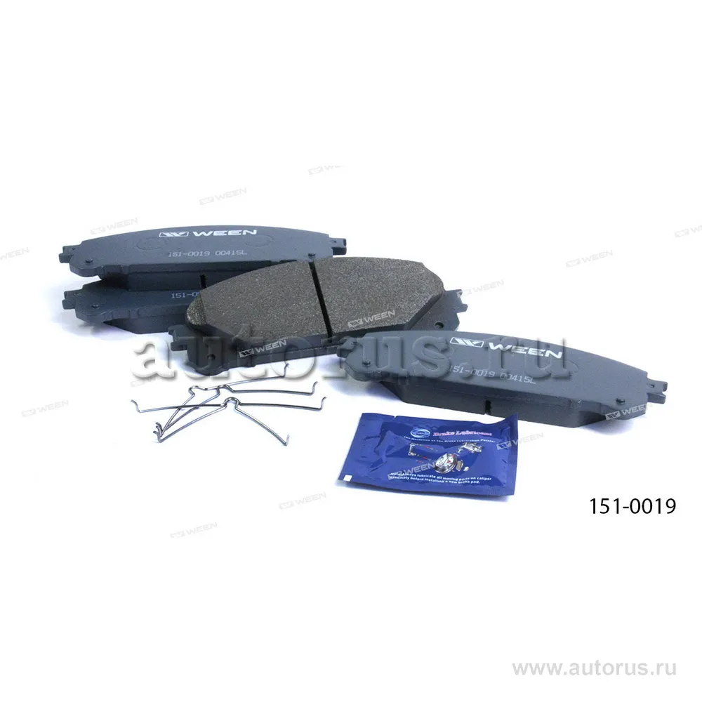 Тормозные колодки дисковые передние TOYOTA Highlander, Rav 4 III/IV, LEXUS NX, RX III/ WEEN 151-0019