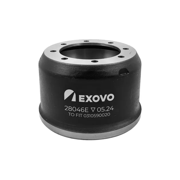 Барабан тормозной BPW 360x200 мм EXOVO 28046E