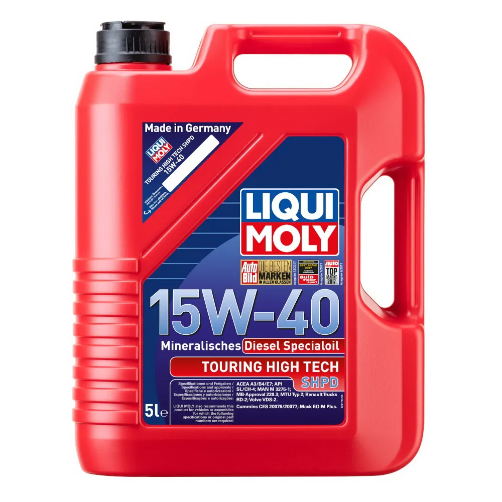 Масло моторное LIQUI MOLY THT SHPD-Motoroil Basic 15W-40 синтетическое 5 л 2475