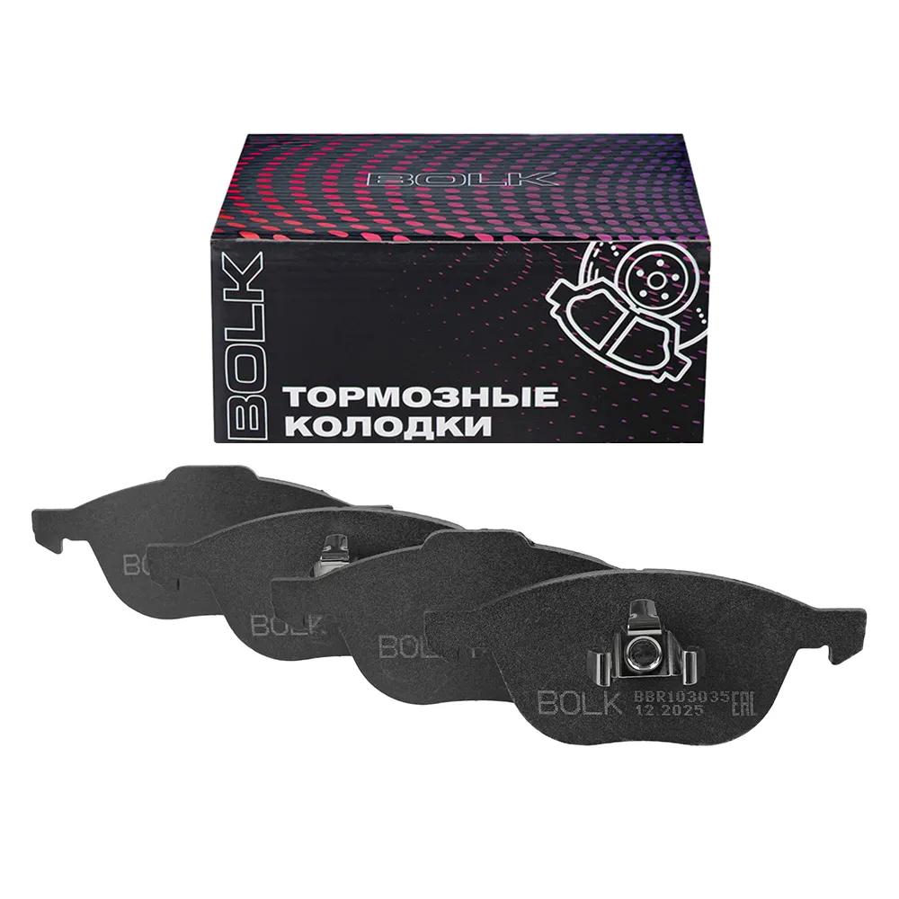 Колодки передние FORD FOCUS 2 MAZDA VOLVO BOLK BBR103035