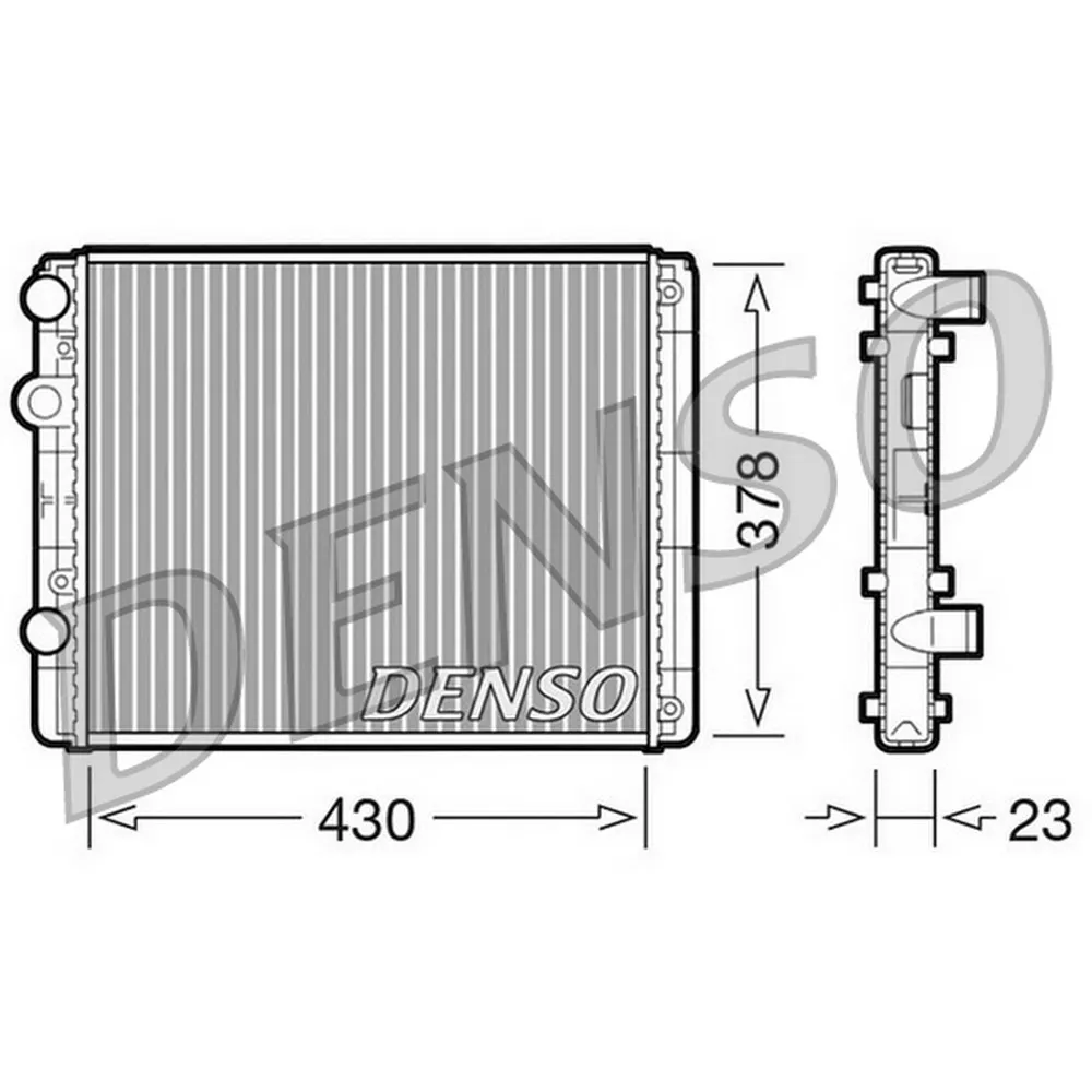 Радиатор основной SEAT Arosa/VW Caddy II/Polo Classic 1,4/1,6L DENSO DRM32030