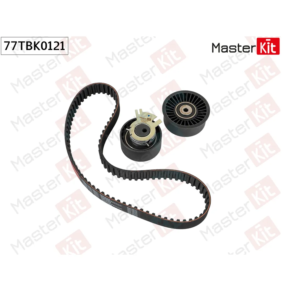 Комплект ремня ГРМ Renault LAGUNA II (BG0/1_) 2001 - 2007 MASTERKIT 77TBK0121