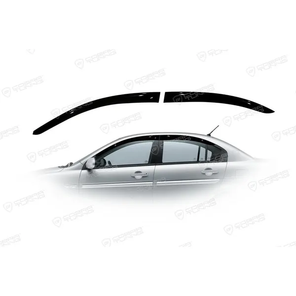 Дефлектора на окна Hyundai Verna Sd 2006-2010 деф.окон Cobra Tuning H21706