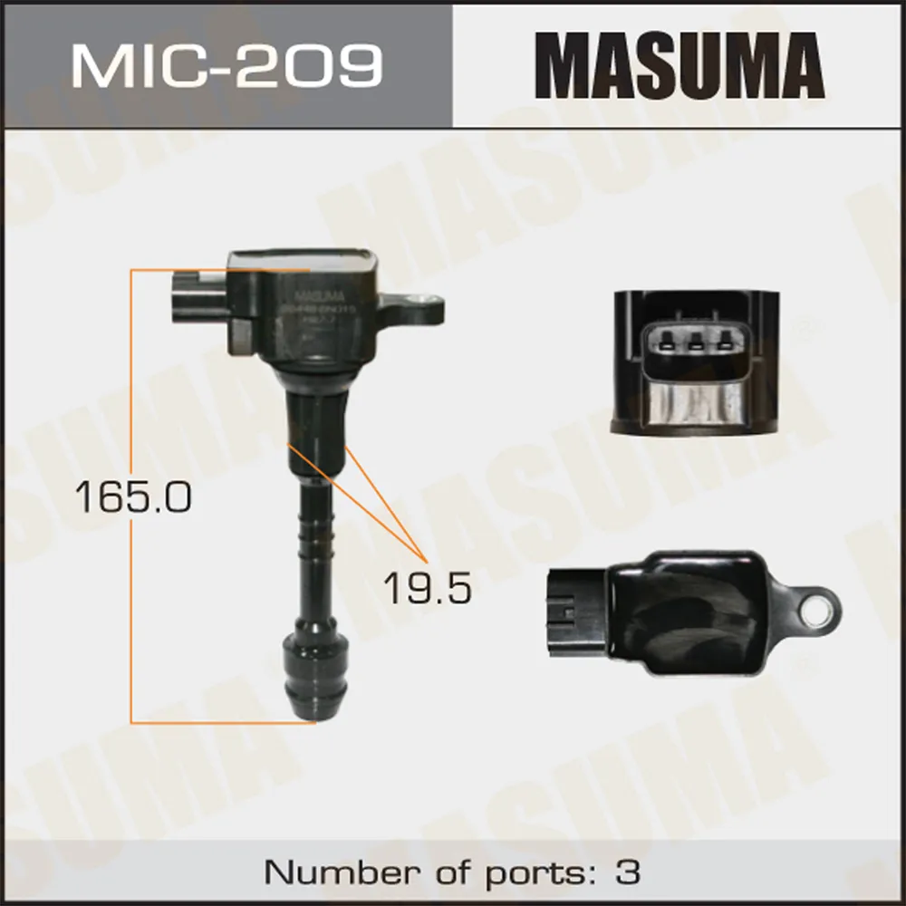 Катушка зажигания NISSAN AD MASUMA MIC-209
