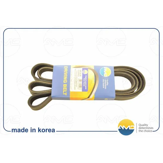 Ремень 6PK2160 поликлиновый, генератора 25212-25010AMD.BL383 AMD