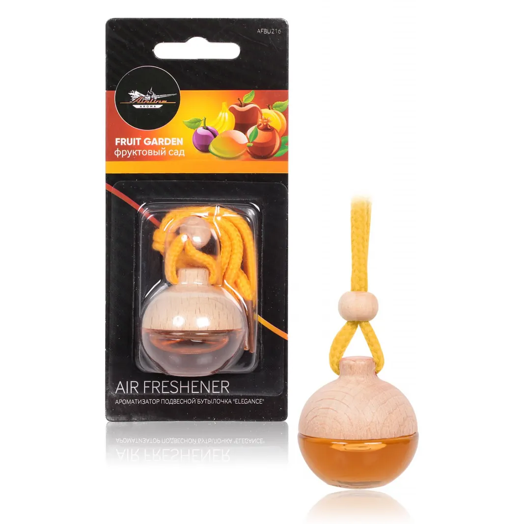 Ароматизатор подвесной бутылочка Elegance фруктовый сад  AIRLINE AFBU216