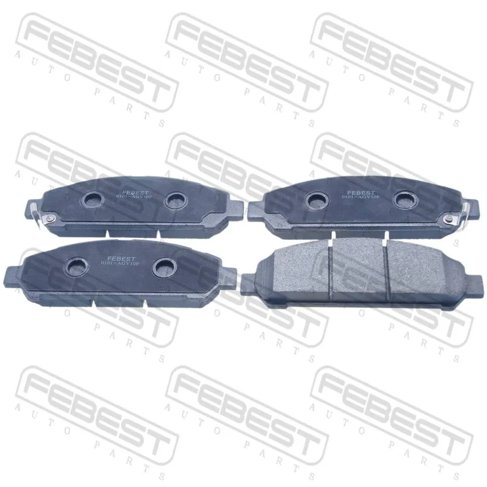 Колодки тормозные передние (с противоскрипной пластиной) TOYOTA VENZA AGV1#,GGV1# 2008.11-2016.12 [US] FEBEST 0101-AGV10F