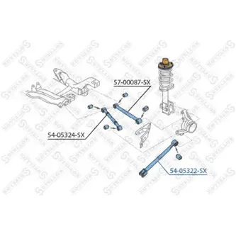 Рычаг зад. подв. продольн. Land Rover F STELLOX 5405322_SX