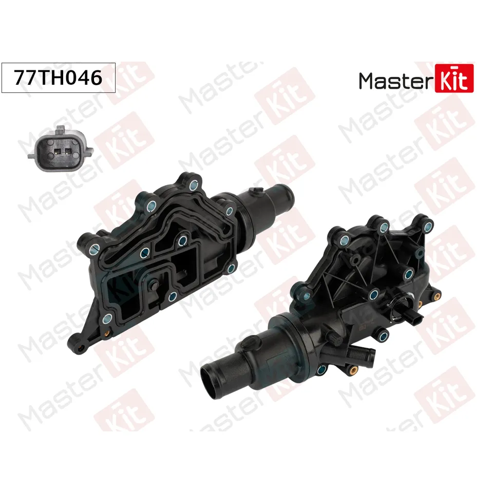 Термостат RENAULT MEGANE II/III 1.6 89C MASTERKIT 77TH046