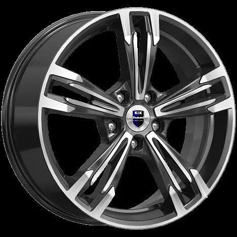 Диск литой R18 7J 5x114.3/66.1 ET40 КИК Karrera Light Алмаз черный 77360