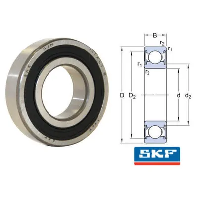 Подшипник генератора SKF 6303-2RSH